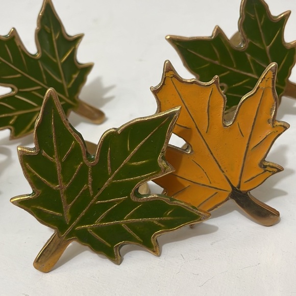 Dining Leaf Napkin Rings Poshmark